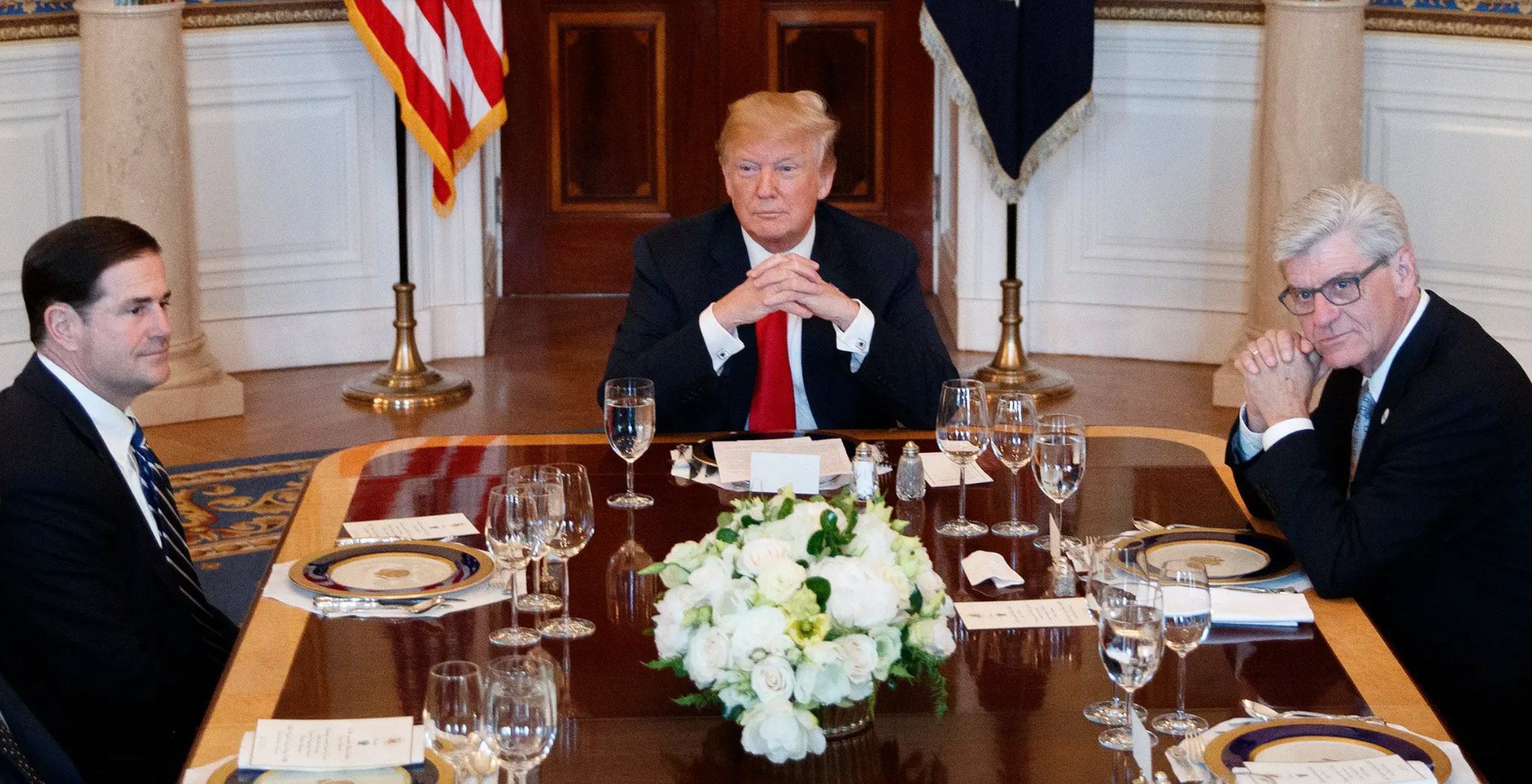 Trump at Dining Table